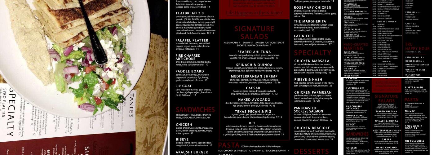 TruFire Menu