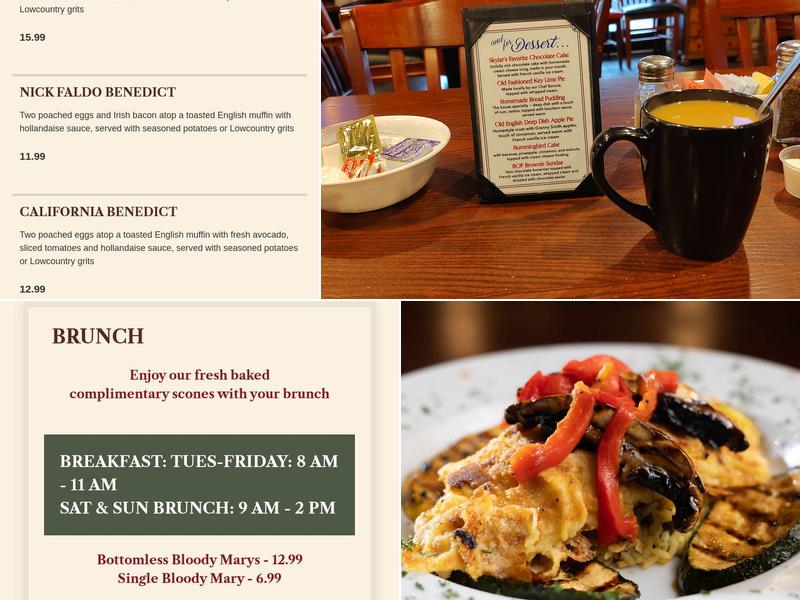 British Open Pub of Bluffton Menu