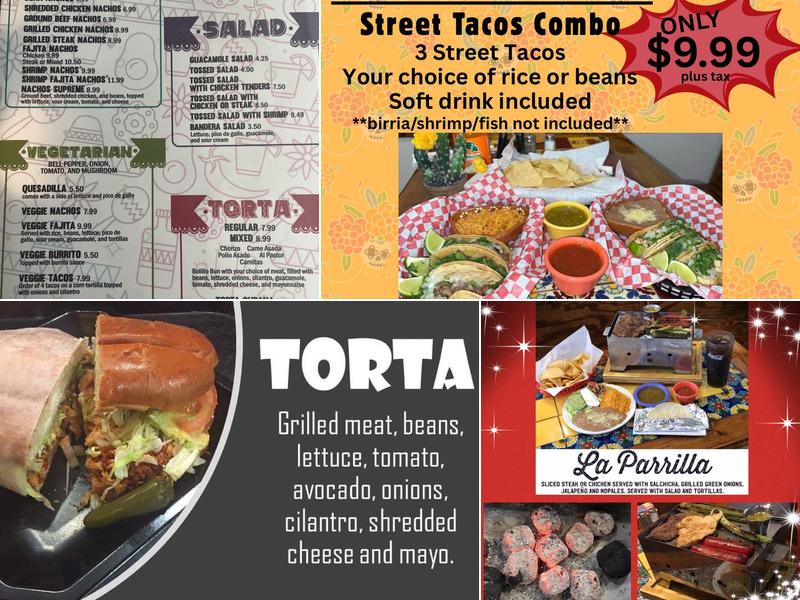 El Pollito loco Menu