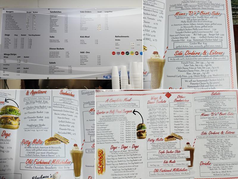 Blackmon's Little Midget Menu