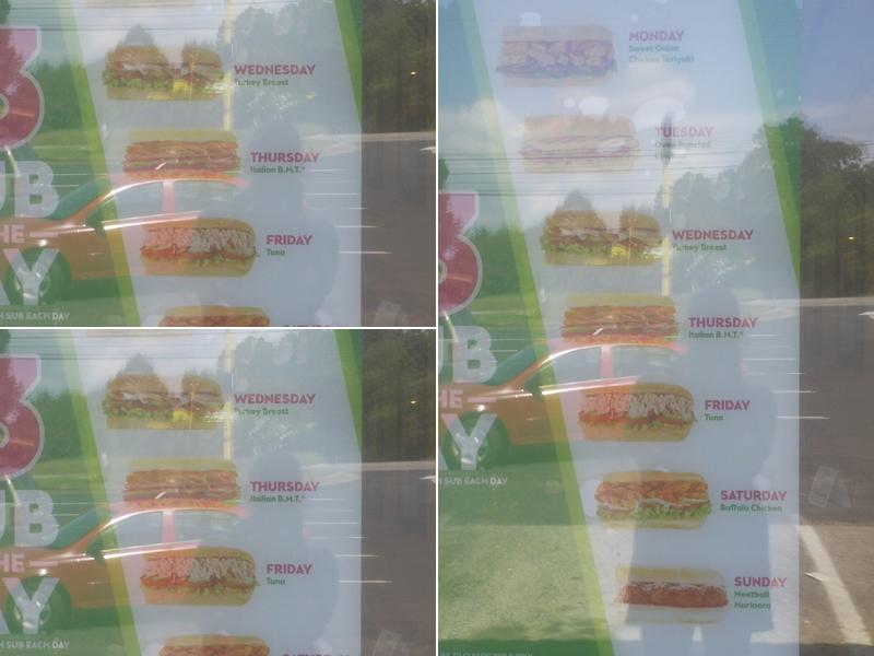 Subway Menu