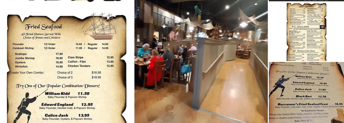 Pirates Landing Menu