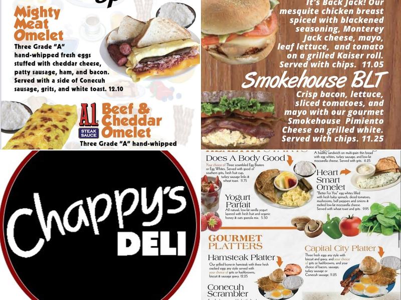 Chappy's Deli Menu