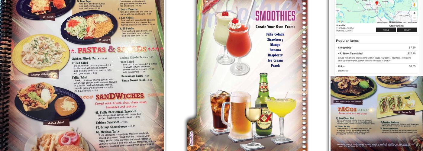 El Patron Mexican Grill Menu