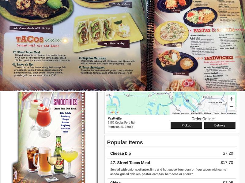 El Patron Mexican Grill Menu