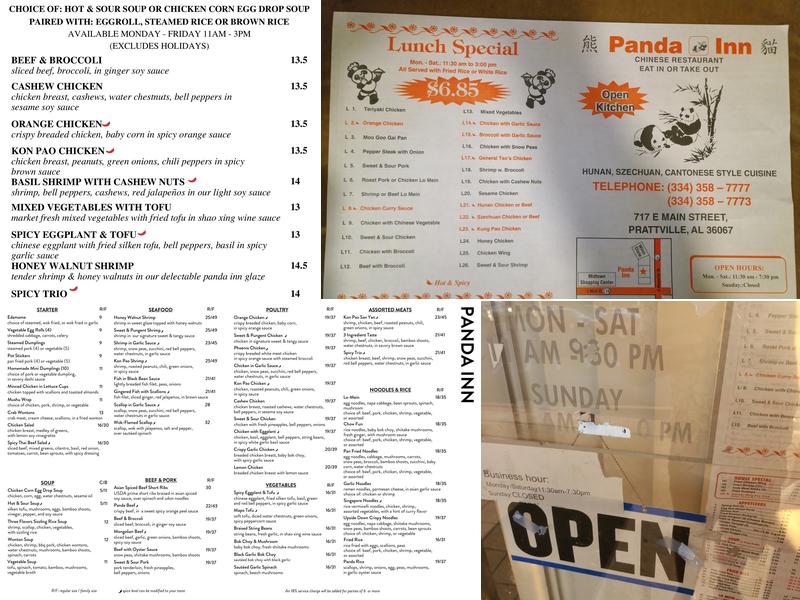 Panda Inn Menu