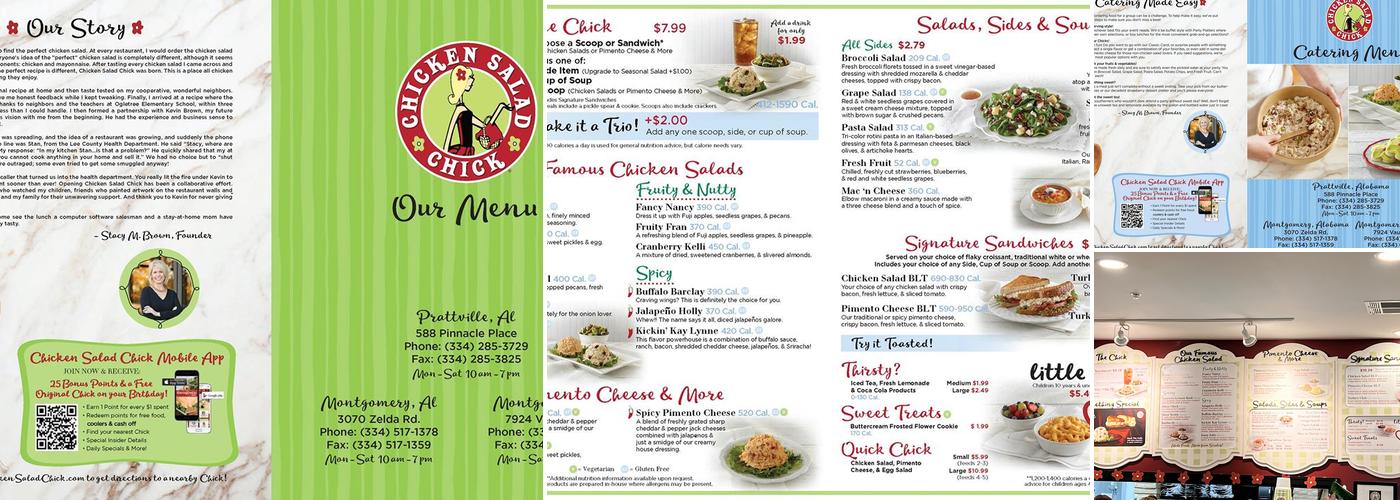 Chicken Salad Chick Menu