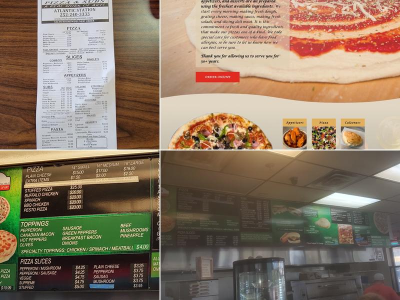 Michaelangelo's Pizza Menu