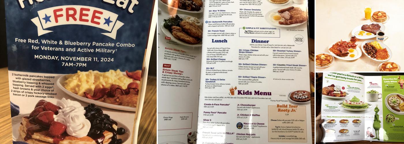 IHOP Menu