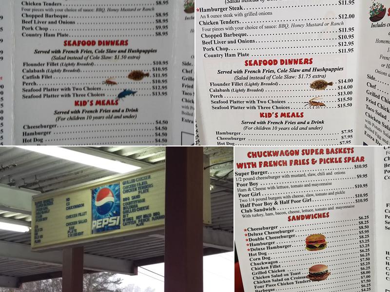 Chuckwagon Grill Menu