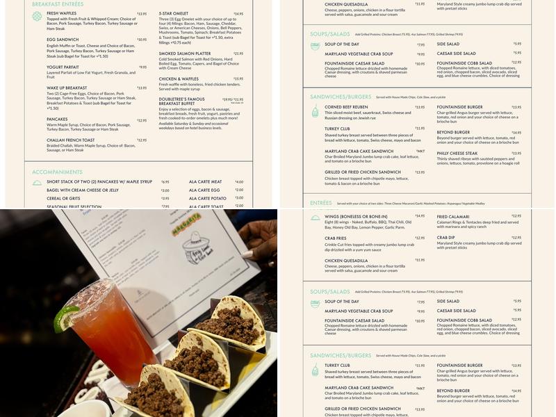 Fountain Side Menu
