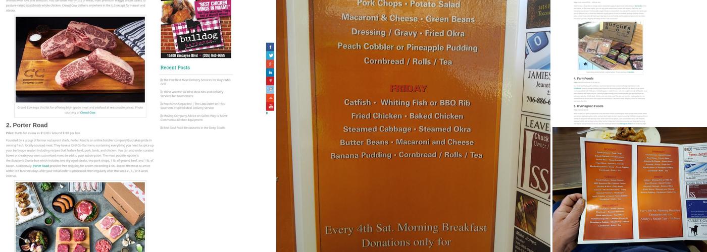 Shirley's Soul Food Cafe Menu