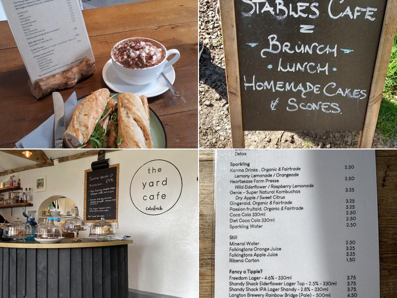 The Yard Cafe Cotesbach Menu