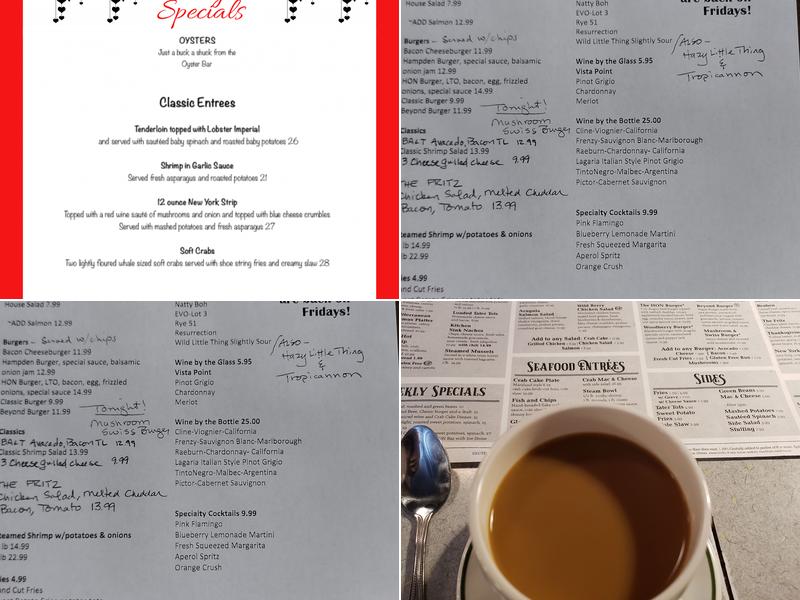 Cafe Hon Menu