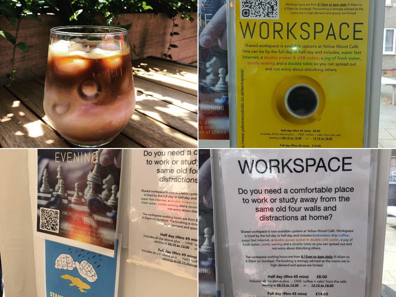 Yellow Wood Cafe Menu