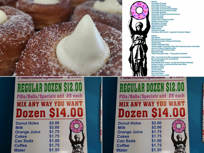 Downtown Donuts Menu