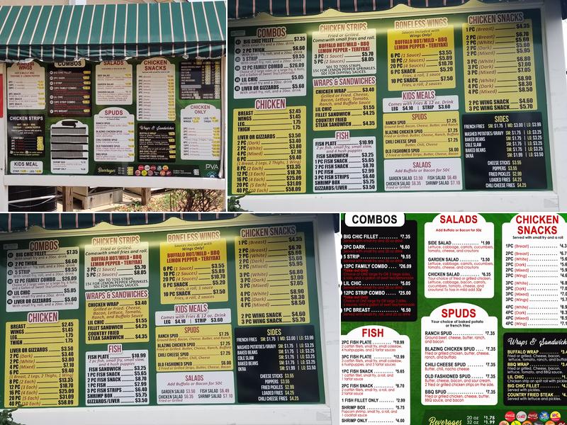 Big Chic Menu