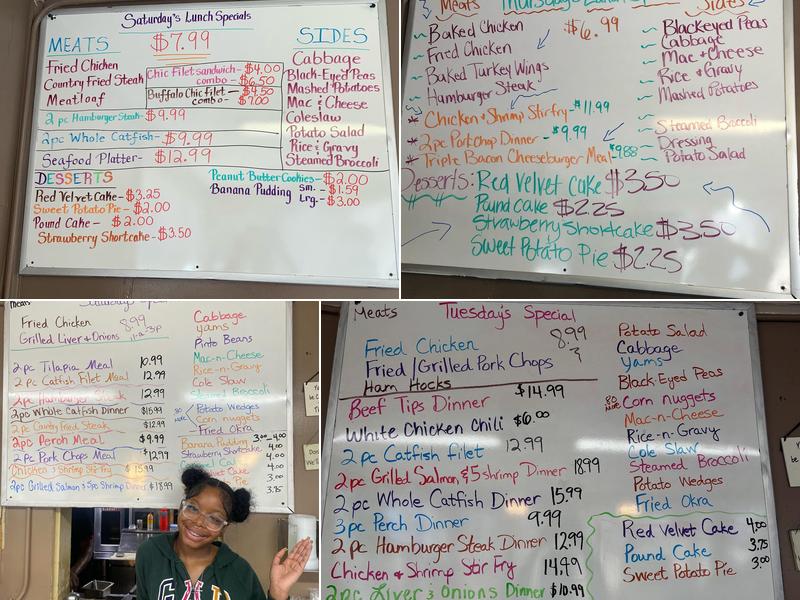 Annie D's Menu