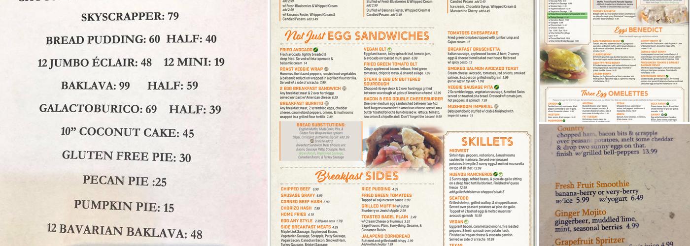 Sunshine Grille Bistro & Catering Menu