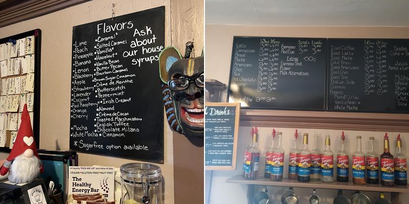 Java Bean Roasting Company Menu