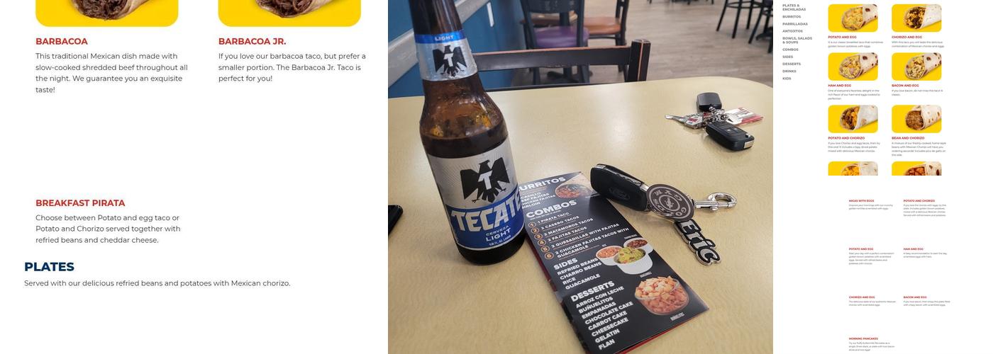 Taco Palenque Palmhurst Menu