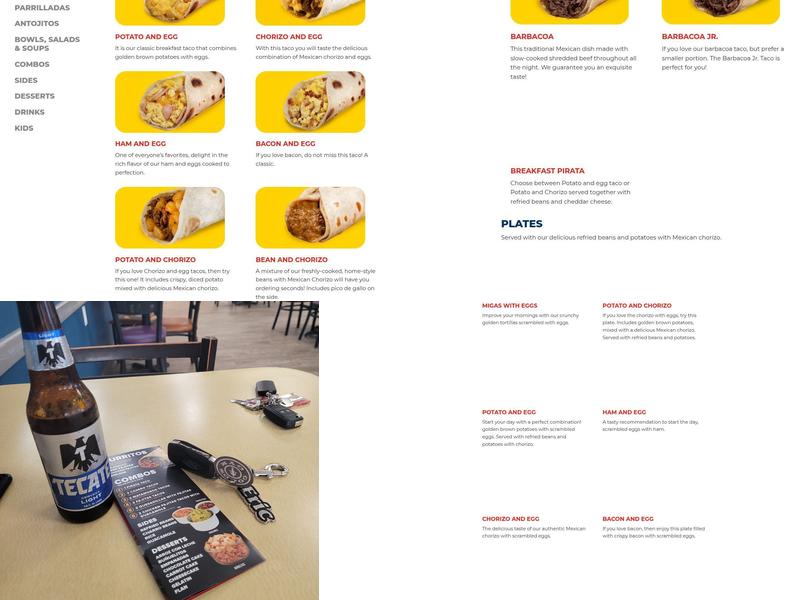 Taco Palenque Palmhurst Menu