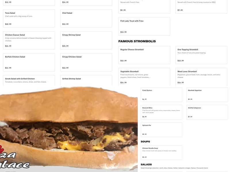 PIZZA PALACE Menu