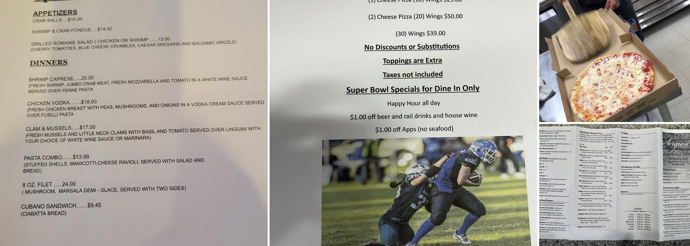 Sergio’s LLC Menu