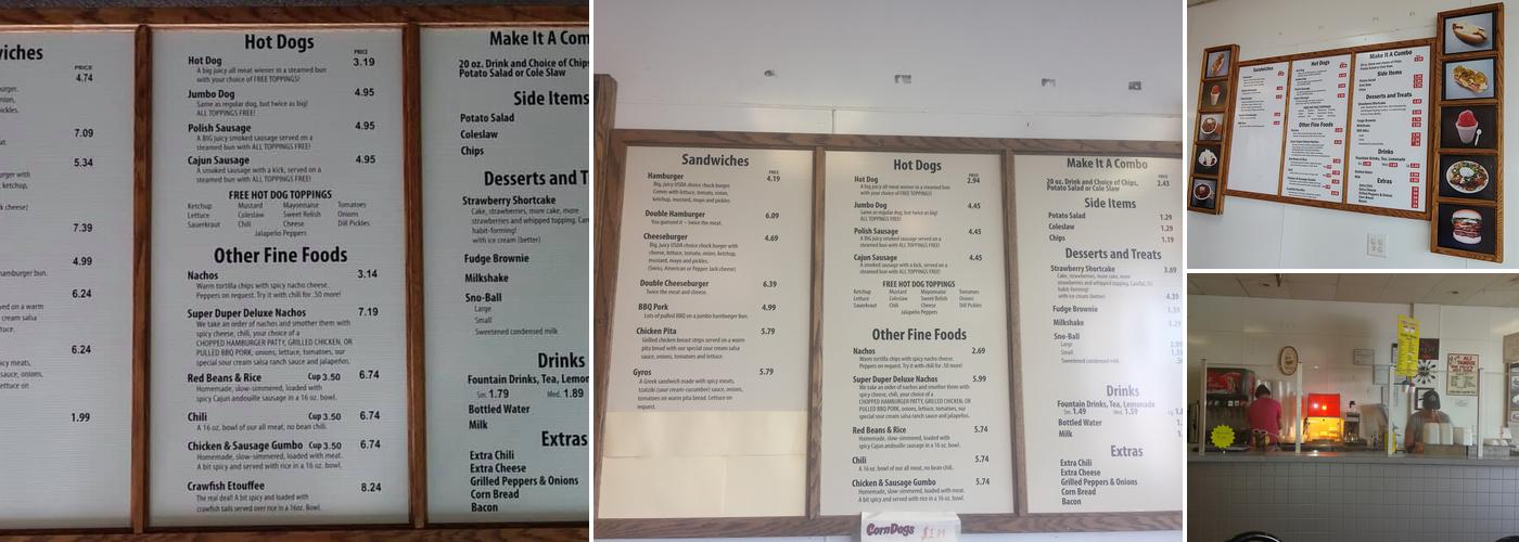 Al's Hotdogs & Other Fine Foods Menu