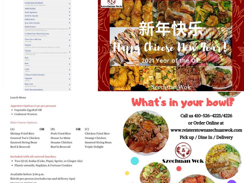 Szechuan Wok Menu