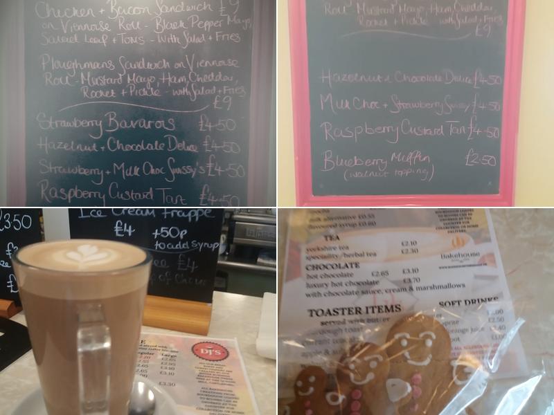 DJ's Cafe/Patisserie Menu