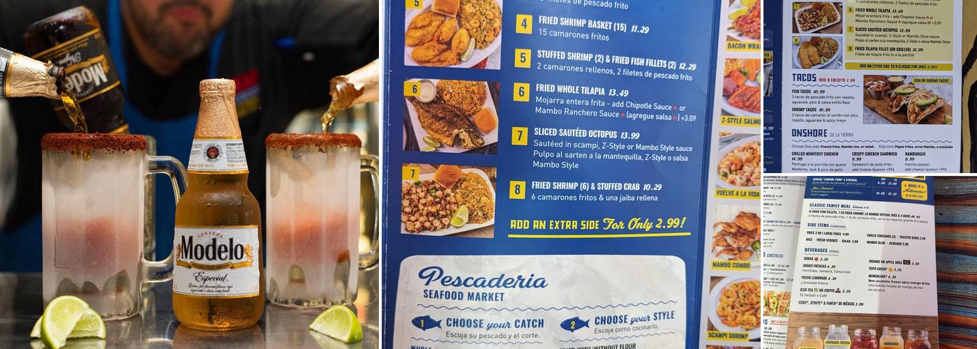 Mambo Seafood Menu