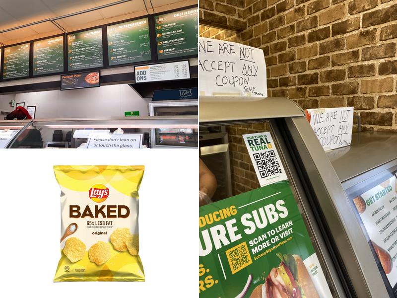 Subway Menu