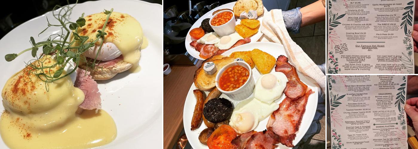 The Tea Barn - Whitley Menu