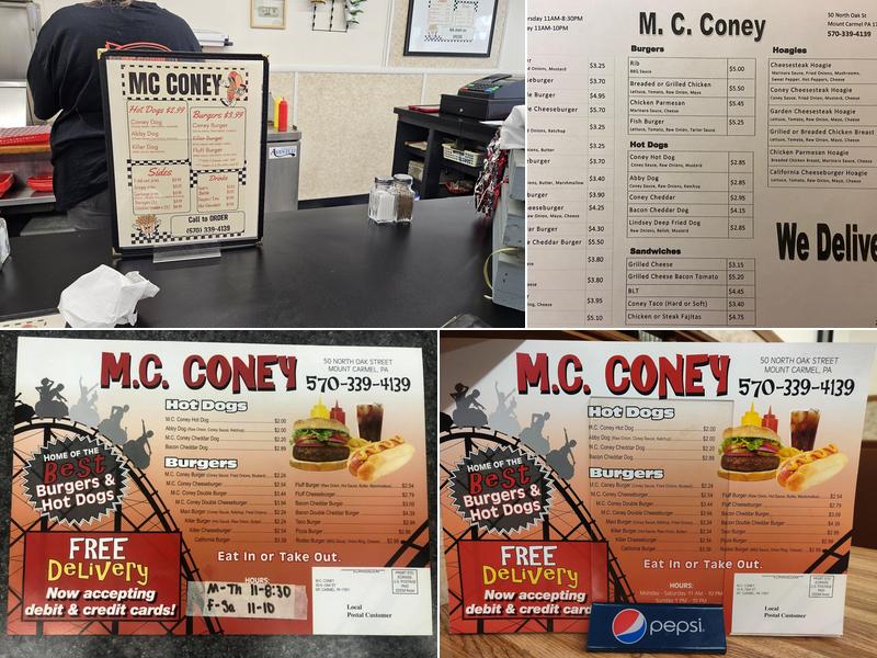 MC Coney Menu