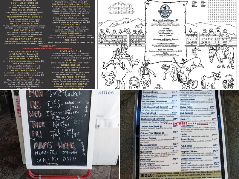 Pub 36 Menu