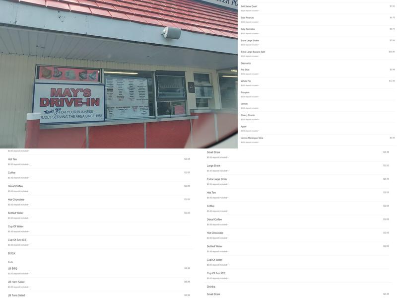 May's Menu