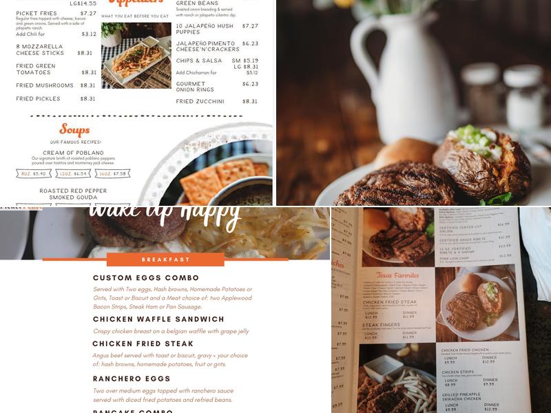 The Picket Fence Menu