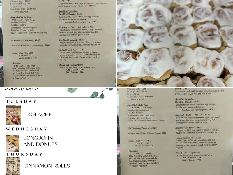 Christie's Kitchen Menu