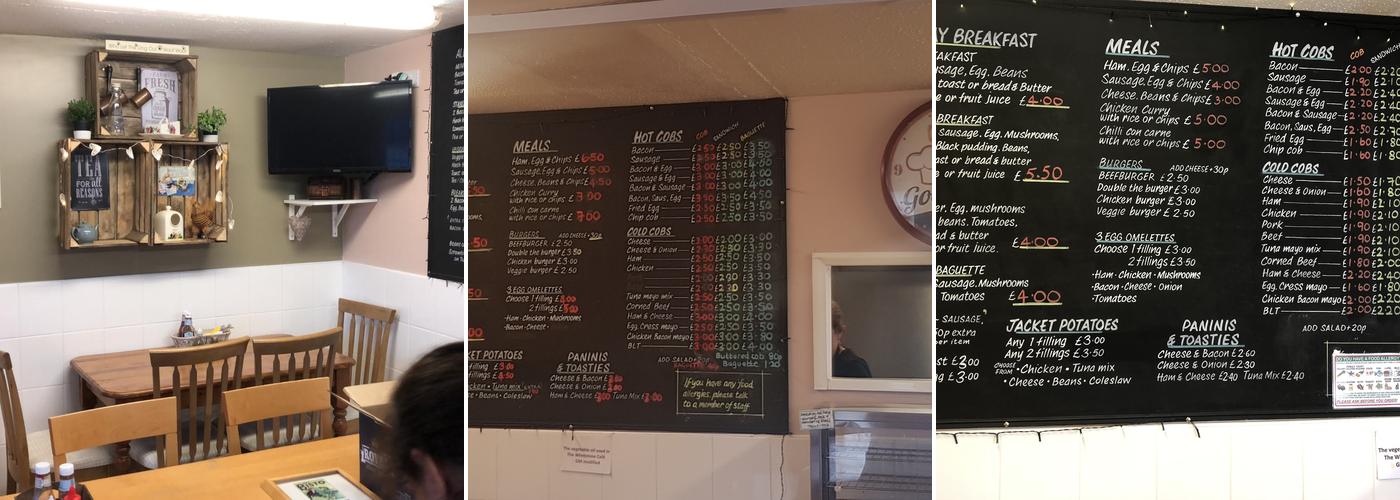 The Whetstone Cafe Menu