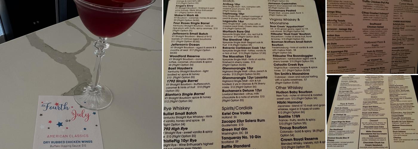 Bottle Stop Wine Bar Menu