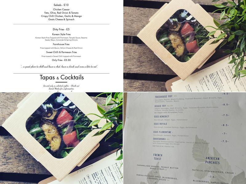 Tree House Cafe Menu