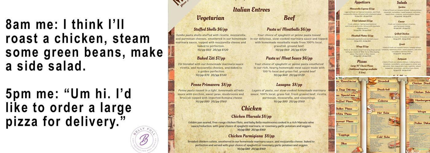 Miseno Pizza and Ristorante Menu