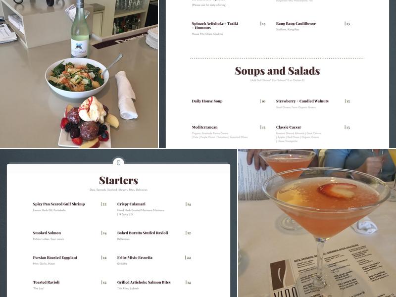 Vino Menu