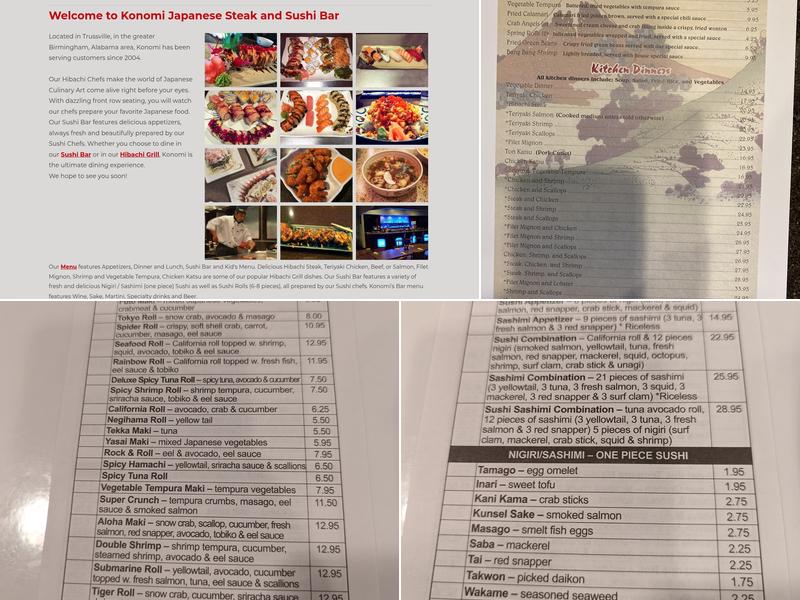 Konomi Menu