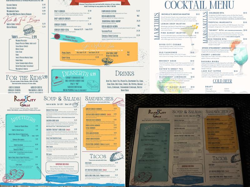 River City Grille Menu