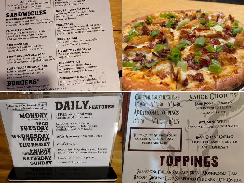 Bear Trap Cafe & Bar Menu