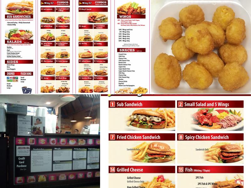 Wing It Menu
