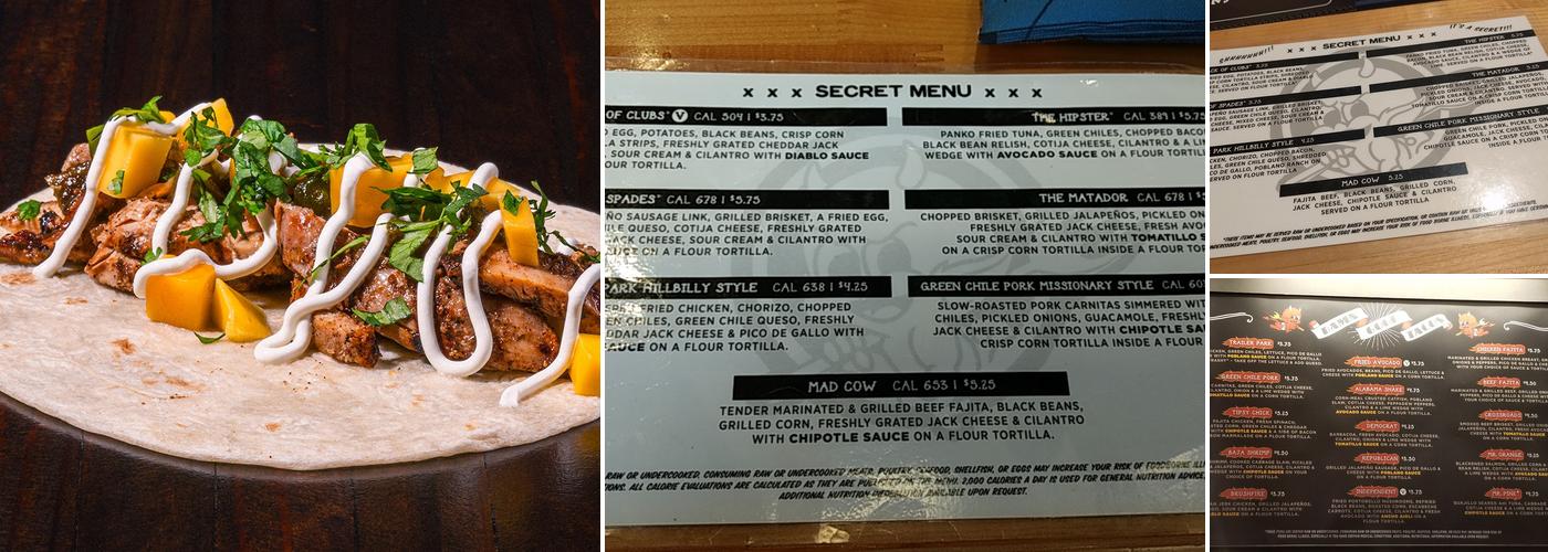 Torchy's Tacos Menu