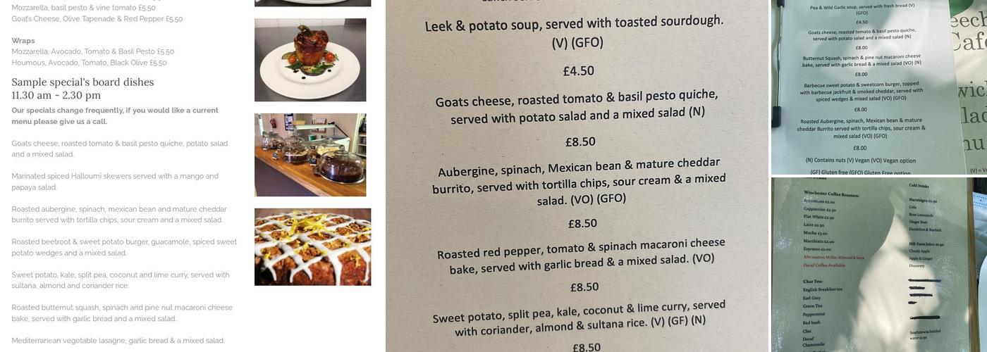 The Beech Cafe Menu